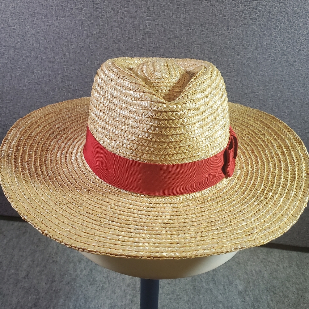 Brixton Joanna Wide Brim Straw Hat - Honey Sunrise Size S / 7 - Picture 3 of 12